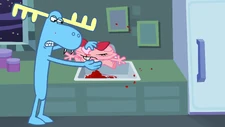 Lumpy isn't in favor of Giggles-flavored soda.