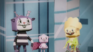 Mime, Toothy, and Disco Bear make quick appearances.