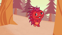 Under normal circumstances, Flaky would be more nervous to enter the woods alone.