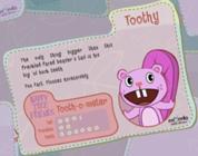 Toothy en la carta de Happy Tree Friends