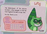 Lifty character info.