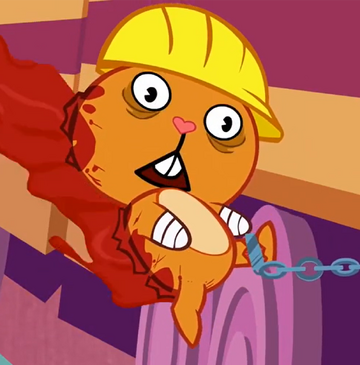 happy tree friends handy hurt