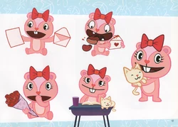 HAPPY TREE FRIENDS イラスト集 A4サイズ 【公式通販】