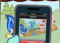 Lumpy and the Lumpettes. Also, the background is similar to in Banjo Frenzy.