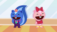 Petunia and Giggles ready to dance.