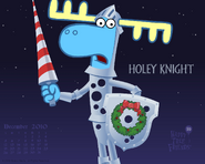 Holey Knight (December).