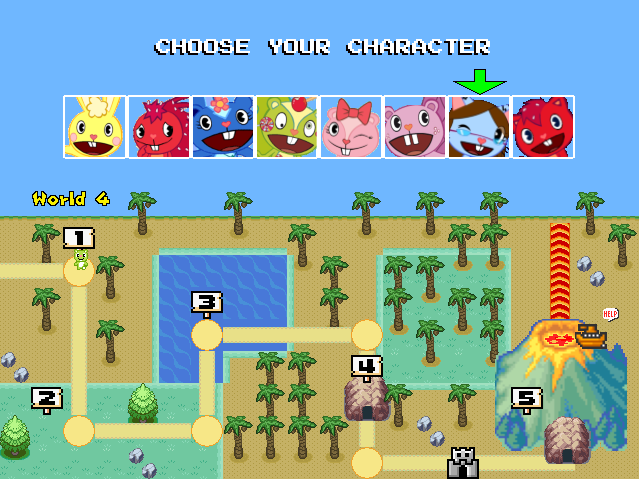 Full Map of Happy Tree Friends Online (MMO) : r/happytreefriends