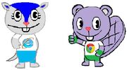 Internet Explorer and Google Chrome