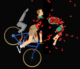 Notice how he bumped into a wall and got stuck into it but he's still alive.