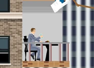 Segway Guy in office.