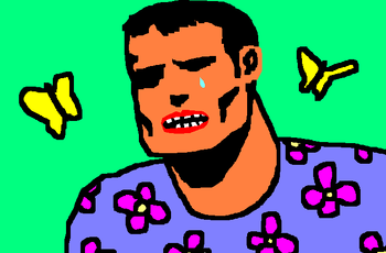 The protagonist to Jim's first Flash animation "Beautiful Day". His name could possibly be Sunshine due to the file name.