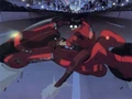 A screenshot of a scene containing the Akira Bike.