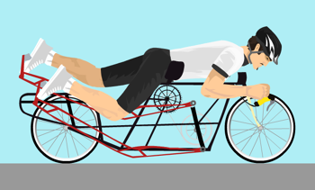 Recumbent Bike made by GHAIS.