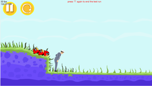 An Angry Birds level.