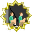 The "Irresponsible Creations" badge.