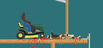 One of the glitches for Lawnmower Man was that his body parts would disappear.