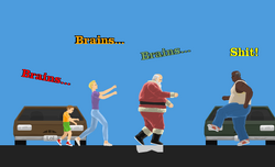 Happy Wheels - ZOMBIES 