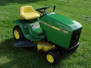 John Deere lawnmower.