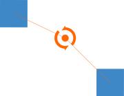 A pin joint as it will appear in the Level Editor.