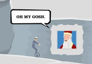 Santa Jim before he causes an avalanche.