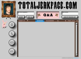 The Q&A tab where questions and answers were listed.