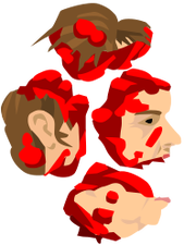 Effective Shopper's broken head pieces.