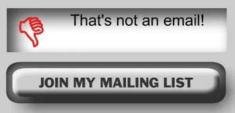 Clicking on the button without entering an email displayed this message in the box.
