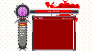 Jim's third site design. This design featured much more organization.