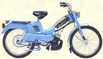 Depiction of the real moped the in-game one is based on.