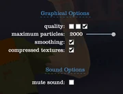 Before the v1.60 options menu. (There's no "customize controls" option or "blood setting").