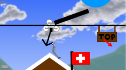 Level Snowy Mountain - Happy Wheels Game - Level Walkthrough