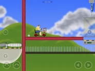 The beginning of the level.