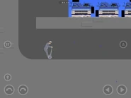 Traversing through the tunnel.