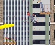 Segway Guy filming Moped Girl sun bathing.