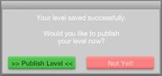 After clicking "Save New Level", this toggle will appear.