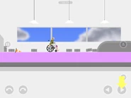 Moving through the lower floor.