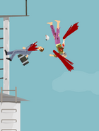 Screenshot 87.png (22 KB) A glitch caused by grabbing the ladder man's helmet.