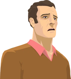 Moped Guy as he appears in the mobile version.