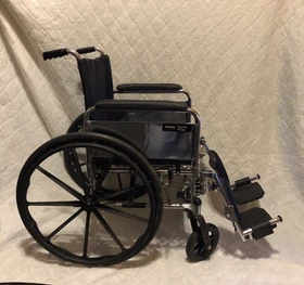 an Invacare wheelchair similar to Wheelchair Guy's.