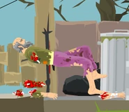 It is possible to get impaled by the fence.