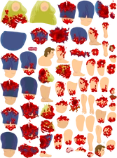 Effective Shopper's destroyed body parts.