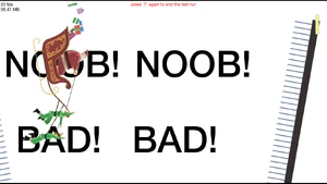 A spike fall level with Santa.