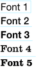 Font Types