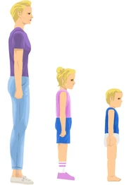 The NPC's Left to right: Mom, girl, and boy.