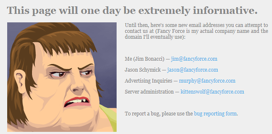 The current about page.