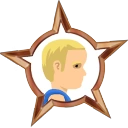 The "Warm Welcome" badge.