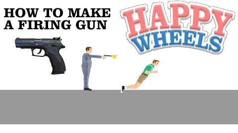 Happy Wheels - How to make a firing gun (no blood intended)-2