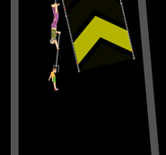 If you press C while Irresponsible Son is being taken, you can see the mechanic that brings him up