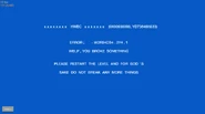 Rat Rod Racing - Blue Screen.png (124 KB) The blue screen message that appears when the player exits the map.