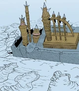 Aerial view of Cobalt Castle